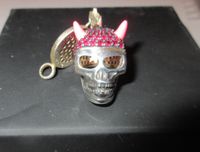 Original Thomas Sabo Charm Totenkopf pink Charm Träger weiß Zirko Bayern - Peißenberg Vorschau