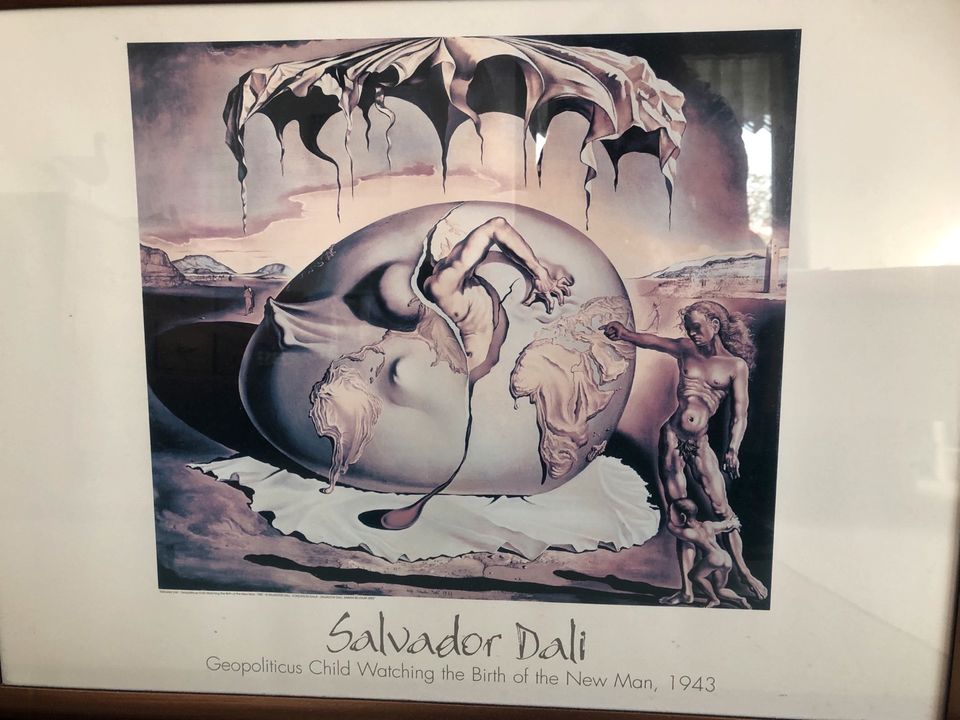 gerahmtes Poster Salvador Dali in Boos (Eifel)