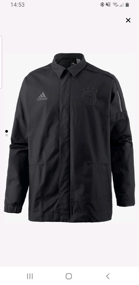 Adidas DFB Jacke schwarz Gr. M neu in Merdingen