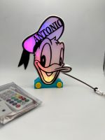 LED Lampe Leuchte Personalisiert für Disney Donald Duck Fans Deko Nordrhein-Westfalen - Kerpen Vorschau