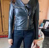 Lederjacke schwarz Biker Jacke Damen München - Au-Haidhausen Vorschau