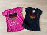 EM Fan T-Shirt Mädchen Gr 122/128 Deutschland Trikot Pailletten Bayern - Bad Aibling Vorschau