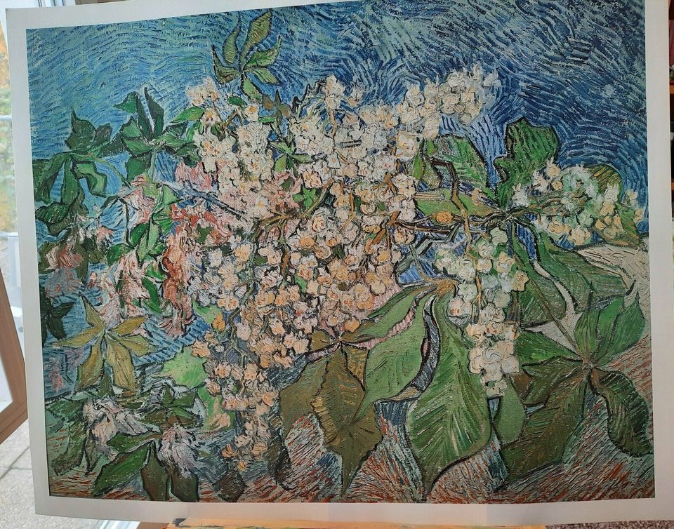 Vincent Van Gogh Kunstdruck Blühender Kastanienzweig 60x48 cm in Forchheim