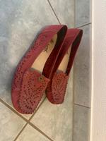 Rieker Damenschuh rot Leder  Gr.41 Bayern - Ochsenfurt Vorschau