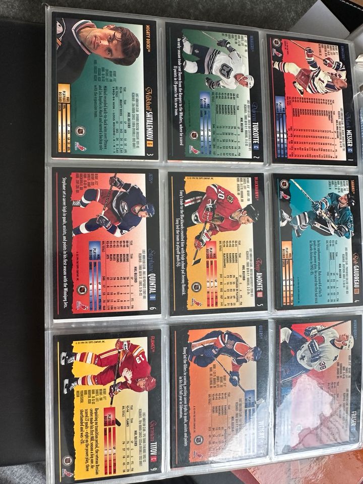 Hockey Trading Cards Upper Deck / Topps 1993/94 in Hanau