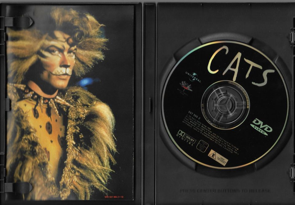 CATS- DVD – Musical von Andrew Lloyd Webber in Essen