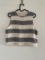 Mango top gestreift streifen grau weiss s 36 crop schick Bochum - Bochum-Ost Vorschau