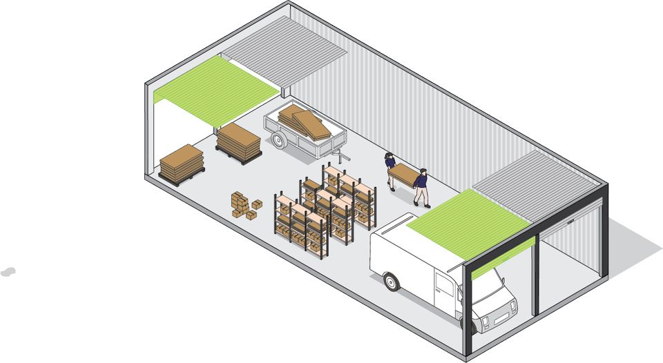 XXL Garage | Lager | Selfstorage | 28-112m² | Bad Hersfeld in Bad Hersfeld