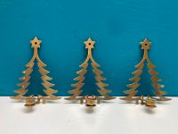 *3x WEIHNACHTSSCHMUCK MESSING KERZENHALTER WANDHALTER WEIHNACHTSB Berlin - Charlottenburg Vorschau