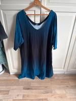 Kleid Blau schwarz batik  gr 52 Neu Mühlhausen - Freiberg Vorschau