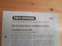 TRIX EXPRESS 6637 Bedienungsanleitung Nordrhein-Westfalen - Wenden Vorschau