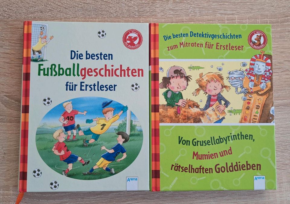 2 Bücher Erstleser Fußballgeschichten Detektivgeschichten in Dresden