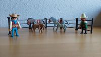 PLAYMOBIL Pferdekoppel - Set 3299 plus 2 Cowboys Nordrhein-Westfalen - Meerbusch Vorschau