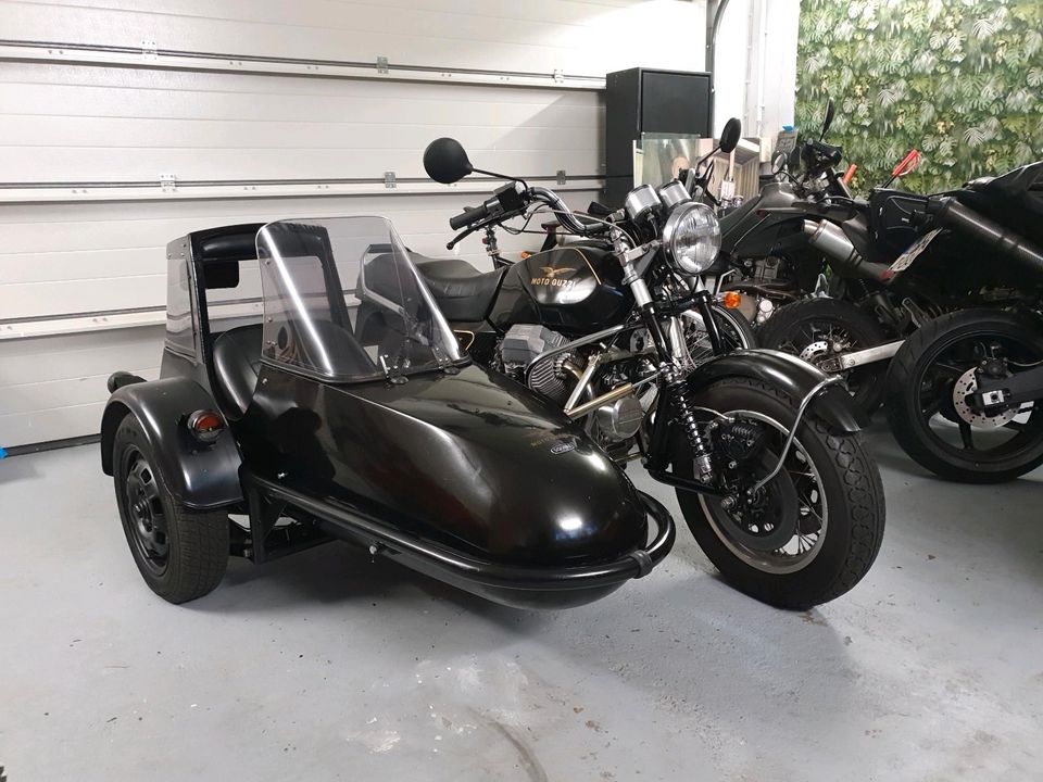 Moto Guzzi Mille GT Gespann mit Squire Beiwagen (4-Sitzer) in Hannover