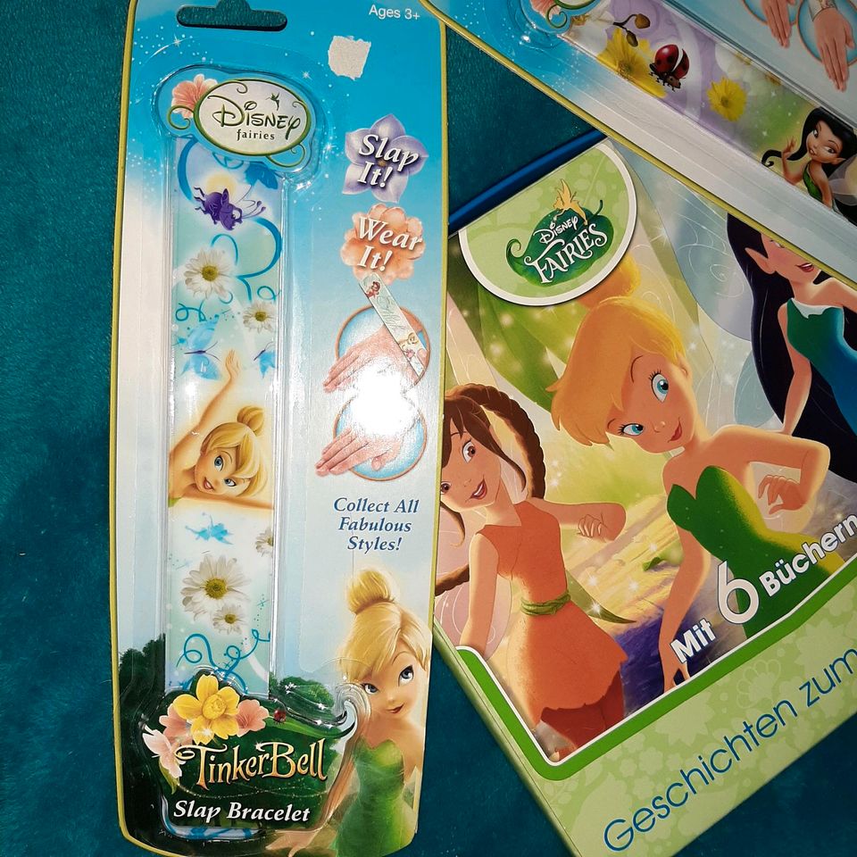 Disney Fairies, 6 Feenbücher im Köfferchen mit 2 Armbändern in Saarbrücken