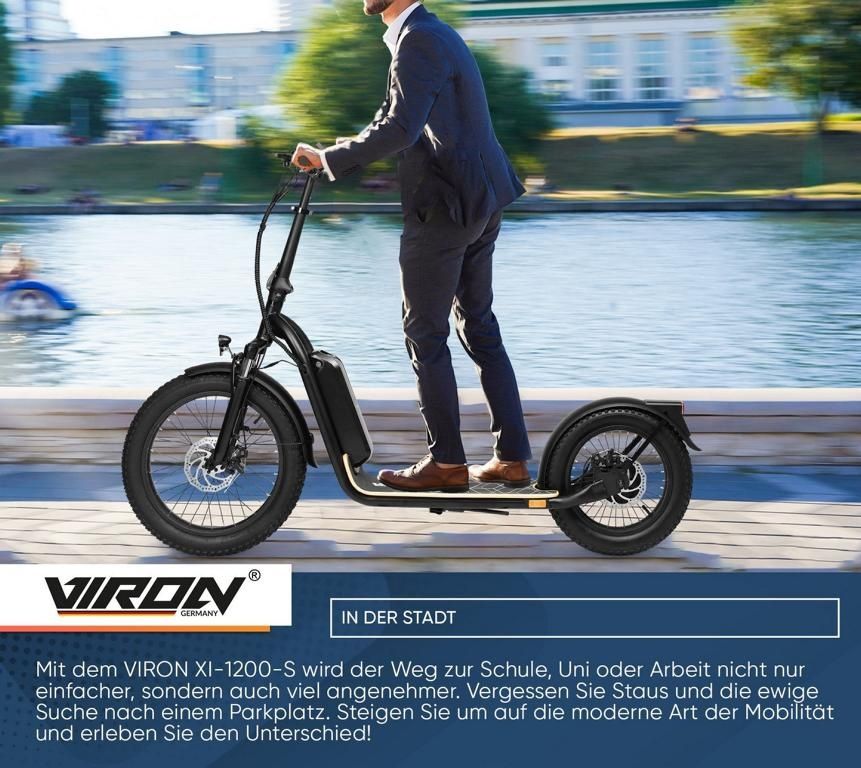 Fachhändler: E-Scooter VIRON XI-1200-S 2024 GEN-2 500W 20Ah ABE in Mönchengladbach