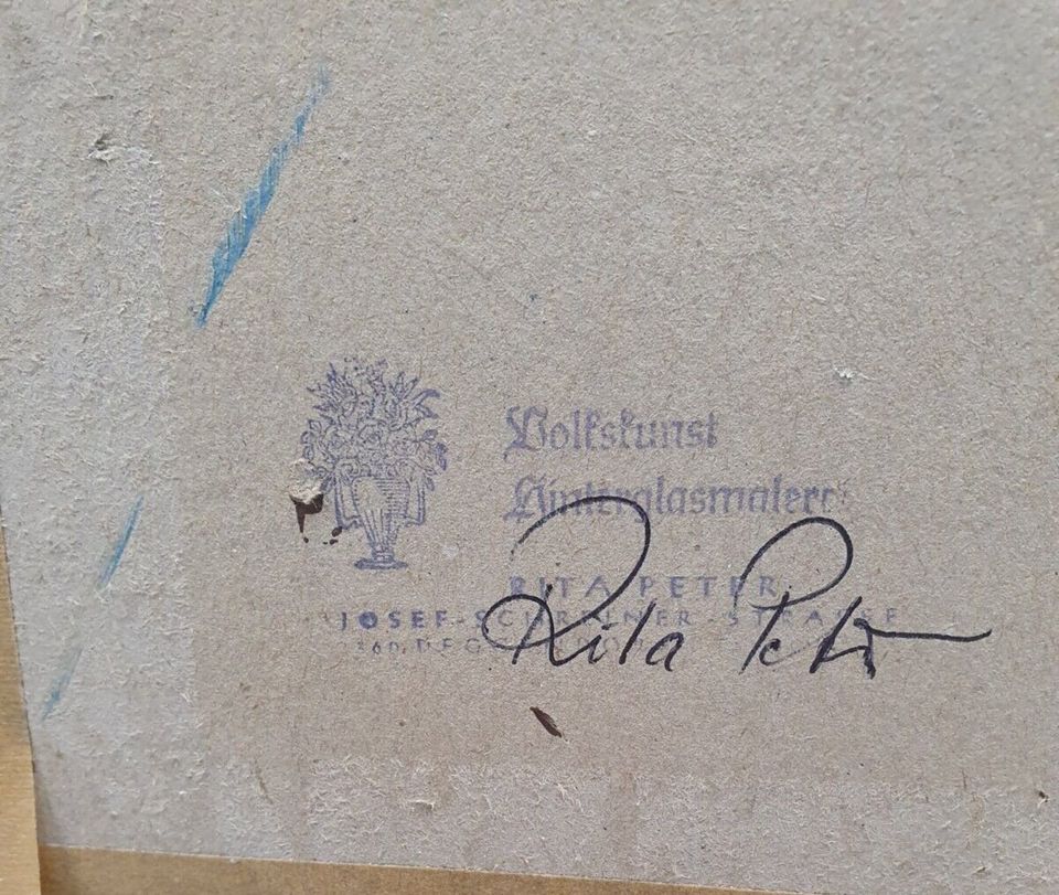 Gemälde im Holzrahmen - Blumen - Rita Peter in Leipzig