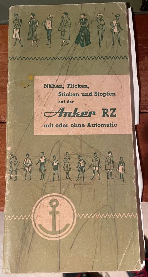 Anker RZ Nähmaschine mit Schrank in Uelzen