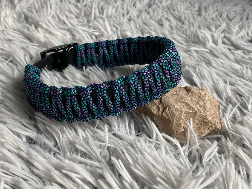 Halsband Paracord Biothane 40-50cm NEU in Dachau