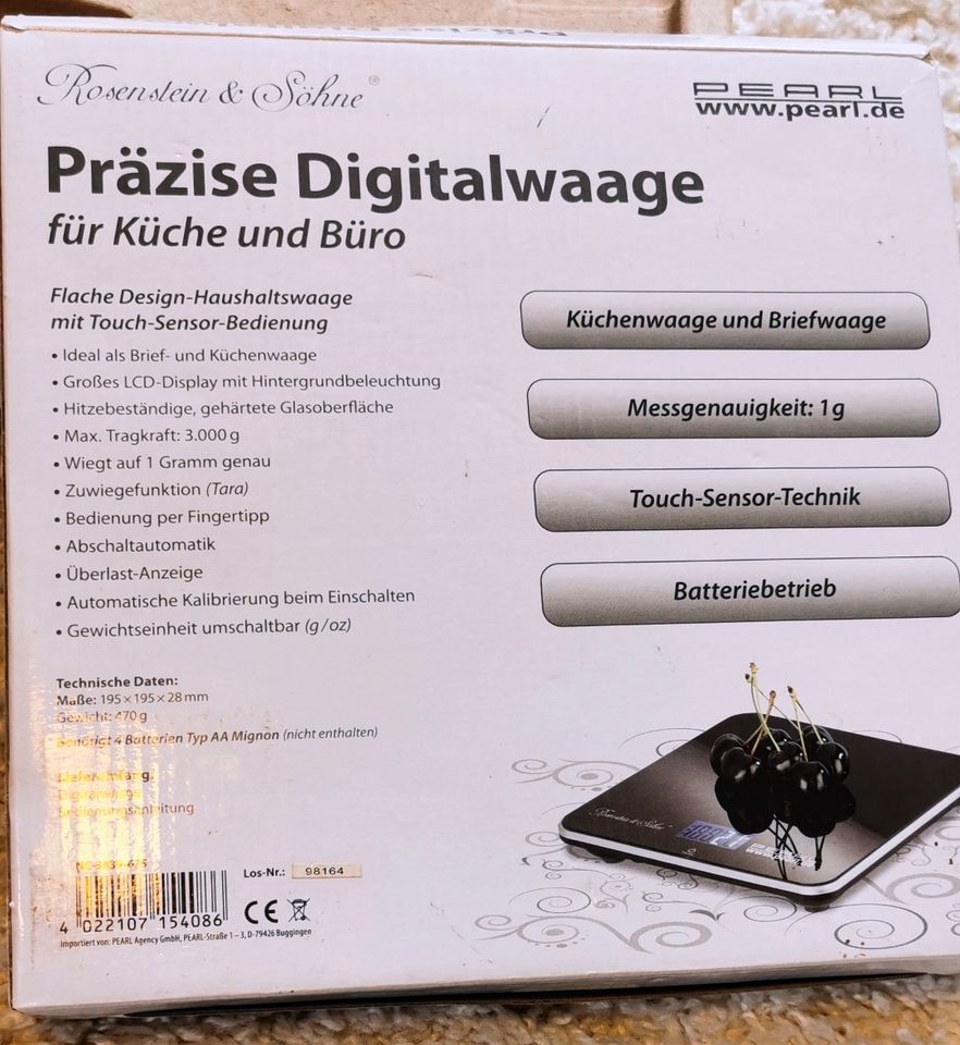 gebr. Digital- Waage für Küche & Büro (Küchenwaage, Briefwaage) in Solingen