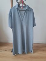♥️ Oversize Slipdress Kleid casual dress H&M Taubenblau casual Niedersachsen - Loxstedt Vorschau