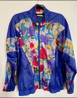Adidas Vintage Jacke Trainingsjacke Damen 40 90er 90s bunt lila Düsseldorf - Pempelfort Vorschau