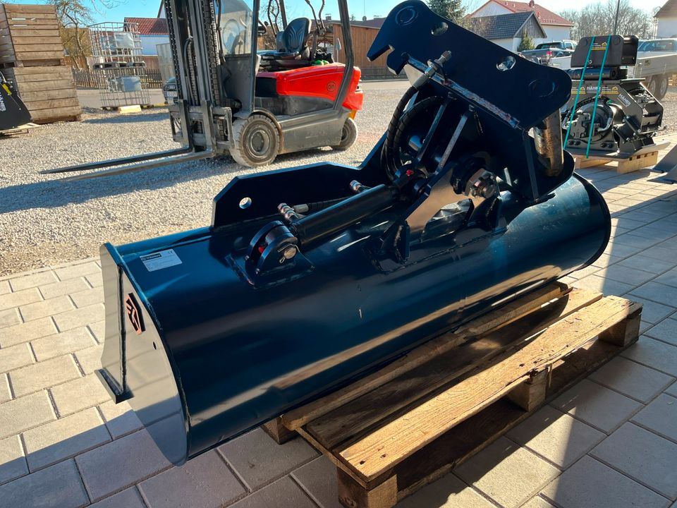 ✅ Grabenlöffel hydr. 1600mm EGG16 MS08 Symlock 8-11t Bagger Humus in Brunnen