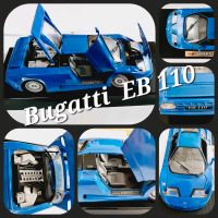 ⛽ Modellauto Bugatti EB 110 Blau BJ. 1992 Maße ca. 25cm x 10cm ⛽ Nürnberg (Mittelfr) - Gebersdorf Vorschau