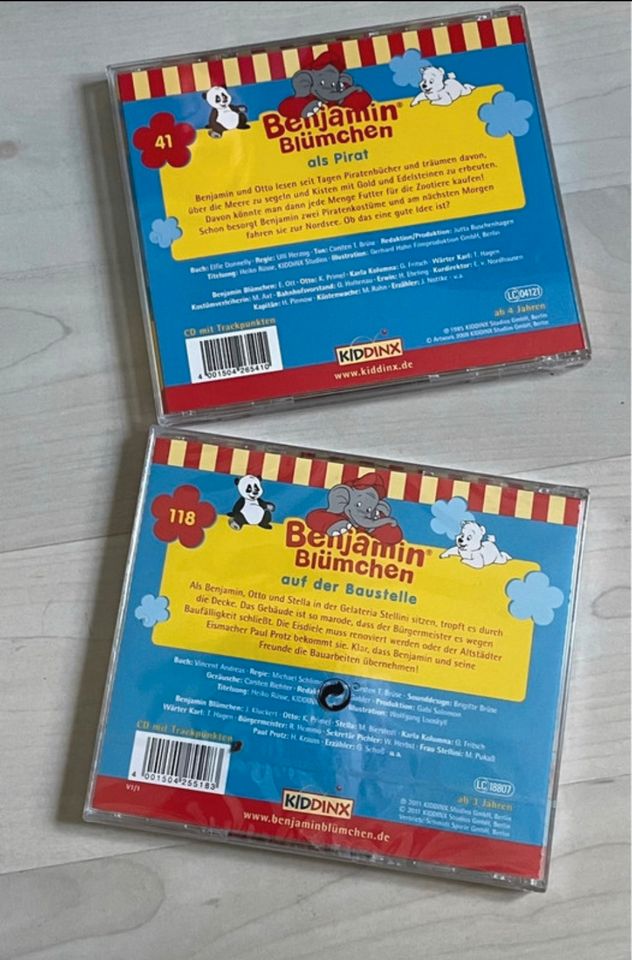 Benjamin Blümchen CDs NEU Nr. 118 und 41 in Hennigsdorf