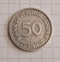 50 Pfennig 1949 Bank Deutscher Länder "F" Hessen - Hohenstein Vorschau