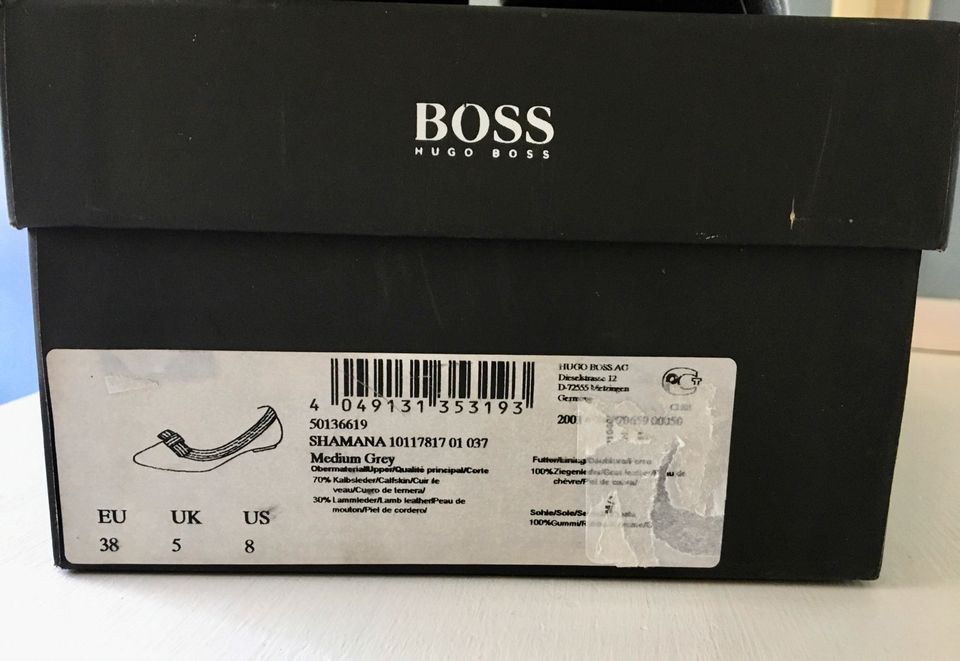 Hugo Boss Ballerina Gr.38 , grau in Mülheim (Ruhr)