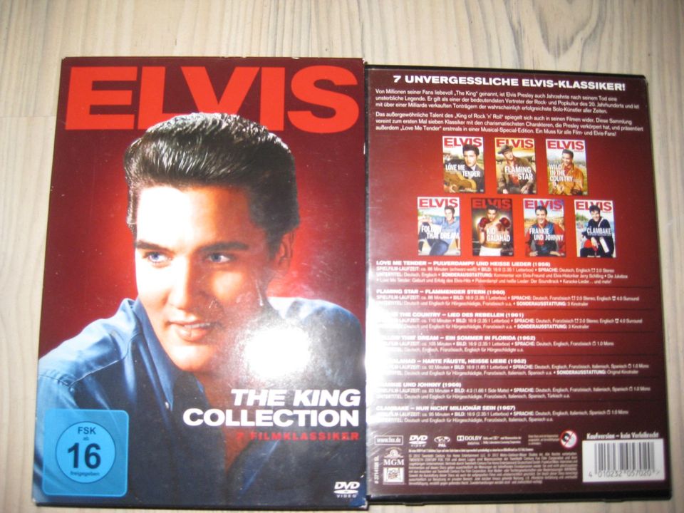 Elvis - the King Collection mit 7 DVD´s !!! in Neuss