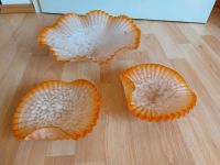 Snack- Obstschalen Glas 3er Set Orange weiß Niedersachsen - Buxtehude Vorschau