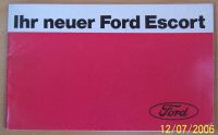 FORD Escort I = orig. Betriebsanleitung, v. 1968 Dortmund - Mitte Vorschau