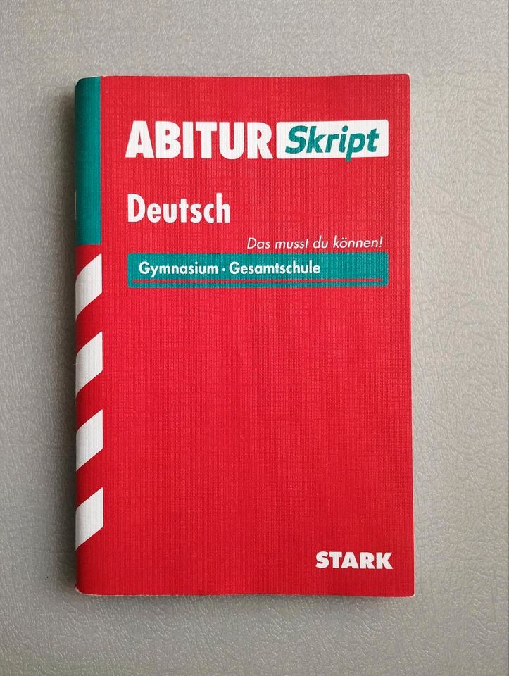 Abitur Deutsch - Skript und Aufgaben in Haarbach