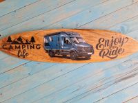 Holzschild Surfboard Camping Camper Life Deko 100cm Nordrhein-Westfalen - Voerde (Niederrhein) Vorschau