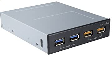 Akasa 2+2 Port USB 3.0-Fronteinschub mit Schnellladeport AK-ICR-2 in Bad Königshofen