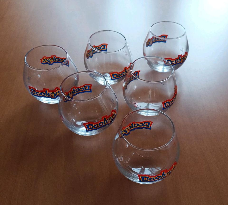 6 Dooleys Gläser in Erzhausen