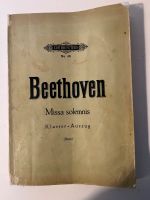 Klavierauszug Beethoven Missa Solemnis Baden-Württemberg - Mannheim Vorschau