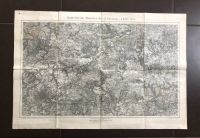 Landkarte für die Manöver der 27.Division (2.K.W.) 1914 Tübingen Baden-Württemberg - Wyhl Vorschau