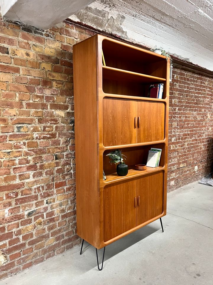 Teak Highboard Bücherschrank Regal Bar Dyrlund Retro Mid Century in Berlin