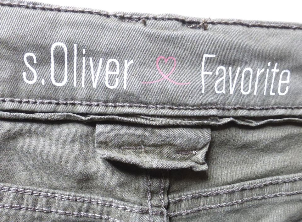 ❌❌❌S. Oliver & Favorite, Bermudahose, Damen, jägergrün, Gr. 38❌❌❌ in Oberstdorf