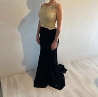 Abendkleid/Abiye Gold Schwarz Samt Hessen - Kassel Vorschau