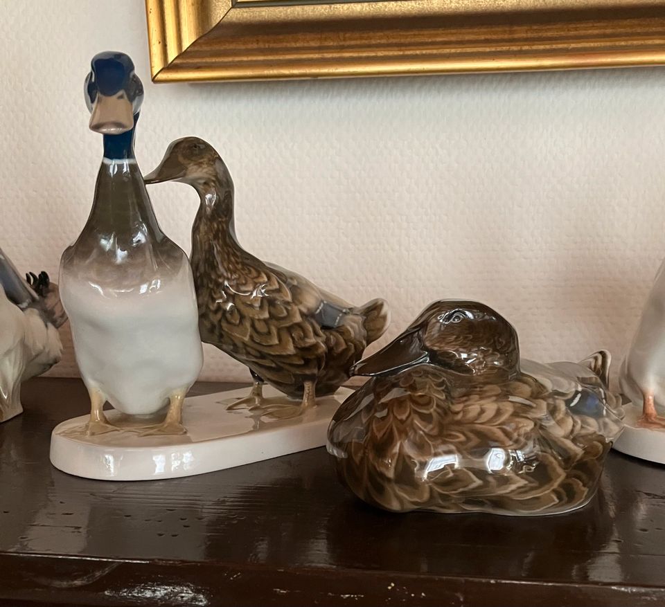 Rosenthal Porzellan Enten von Willy Zügel, Vorkrieg in Lübeck