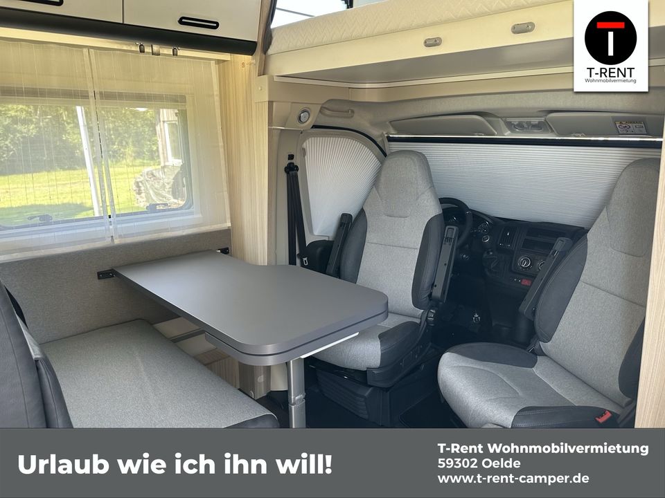Wohnmobil für 4 Personen Alkoven Einzelbetten vermieten mieten in Oelde