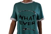 T-Shirt Shirt Kurz-Arm WHAT EVER Grün Gr. 38 Neuwertig Neuhausen-Nymphenburg - Neuhausen Vorschau