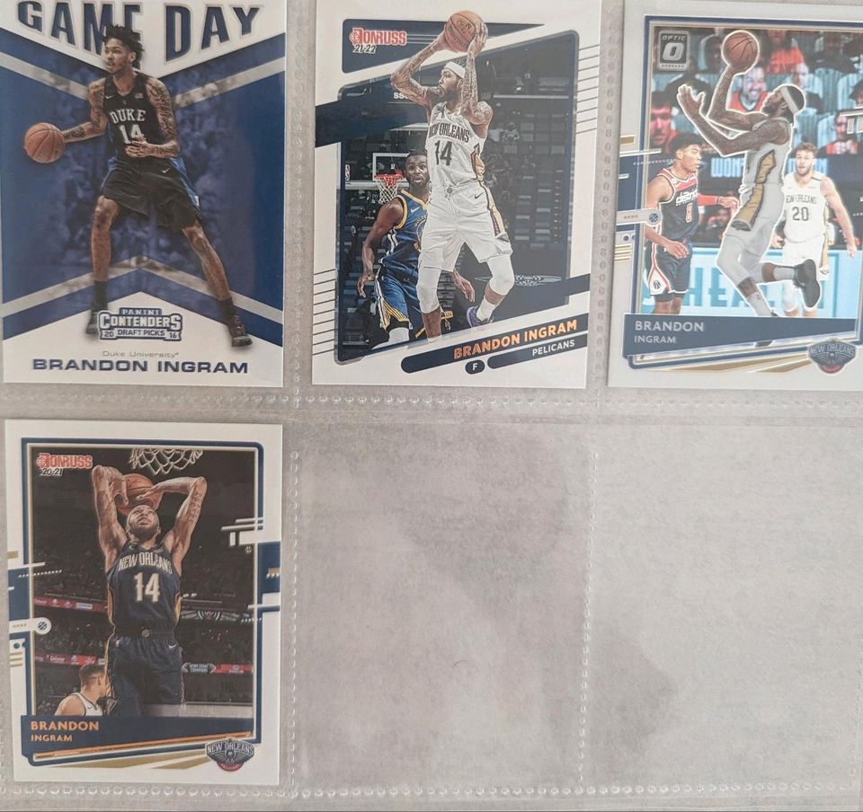 New Orleans Pelicans Basketball Trading Cards Ingram, Zion in Waltrop