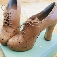 Zign Schnürschuhe Highheel 38 Leder innen u. außen camel Bochum - Bochum-Süd Vorschau