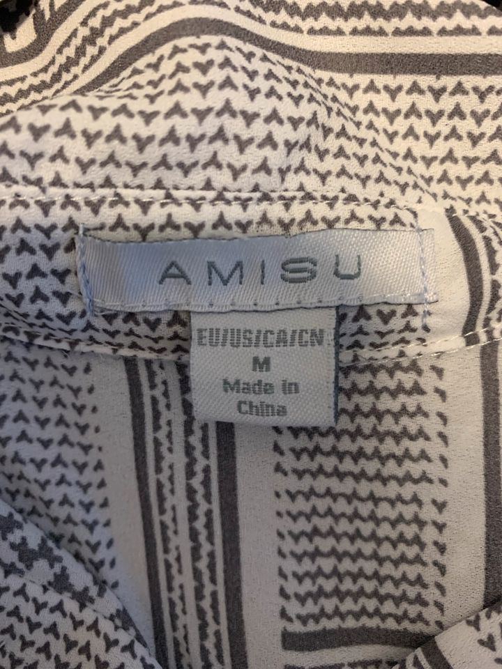 Gemusterte Hemdbluse Amisu Gr. M in Goch