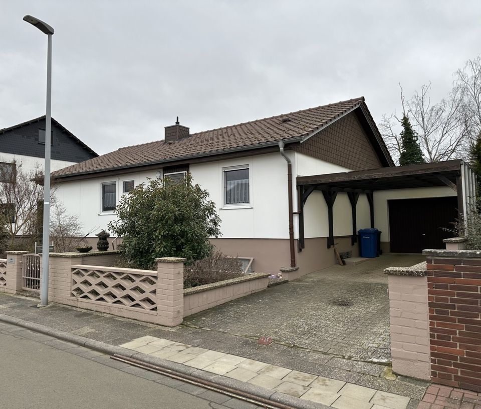 Gemütlicher unterkellerter Bungalow in Offstein mit großem Garten in Offstein